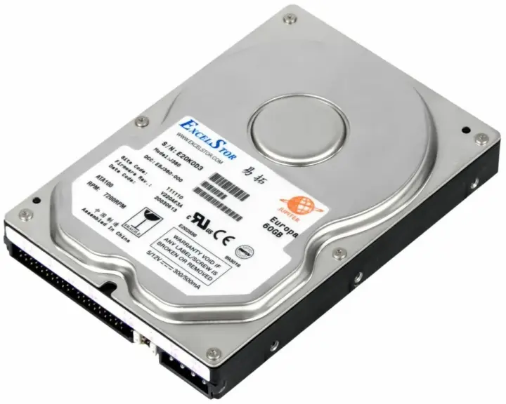 Hard Drive Excelstor Europa J360 60GB 7200RPM 2MB ATA PATA IDE 3.5