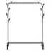 Home Use Κρεμάστρα Δαπέδου Huh-0179 Μεταλλική 110x40x150cm Μαύρη