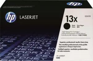 HP 13X Black Toner Cartridge 4K Pages Q2613X LaserJet 1300