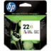 Hp Color Ink Crtr No22xl