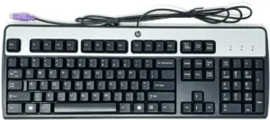 HP Keyboard Black Silver PS/2