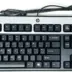 HP Keyboard Black Silver PS/2