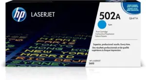 HP Toner Crtr Lj Col 3600 Cyan