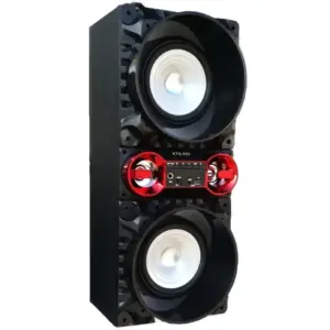 Ηχείο Stereo Wireless Speaker Black Karaoke Function FM/Radio SD Card & USB Flash