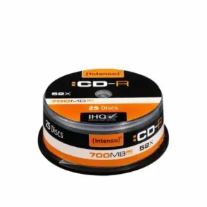 Intenso Cd-R 700mb 52x Cake Box Of 25