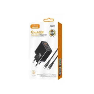 Jokade Fast Charger 65W Type-C & USB, with Cable Type-C to Type-C