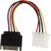 Καλώδιο-Αντάπτορας Τροφοδοσίας Sata 15-Pin Male Σε Molex 4-Pin Female, 0.15M