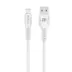 Kαλώδιο δεδομένων DeTech DE-C27C Type-C 1.0m λευκό