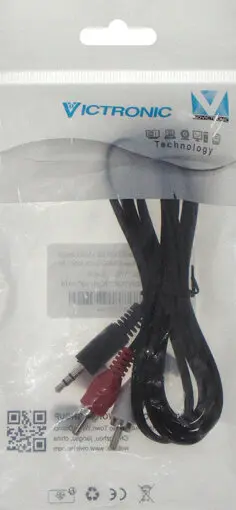 Καλώδιο ήχου 3,5mm stereo / 2RCA M/M 1,5M Q010 / XJ-Q010 (RC095) YT / LZ
