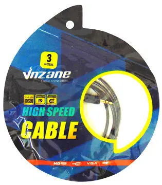Καλώδιο Ήχου 3.5mm Stereo M/M 3.0m Bag R301 VZN