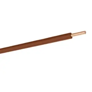 Καλώδιο NYA H07V-R 1Χ6mm2 Καφε Το Μέτρο