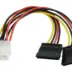Καλώδιο Ρεύματος IDE Σε 2x SATA 20cm