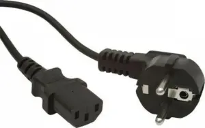 Καλώδιο Τροφοδοσίας Schuko σε C13 Μαύρο