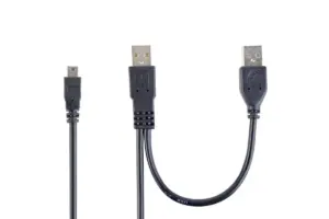 Καλώδιο Usb Dual Power 5p 2am