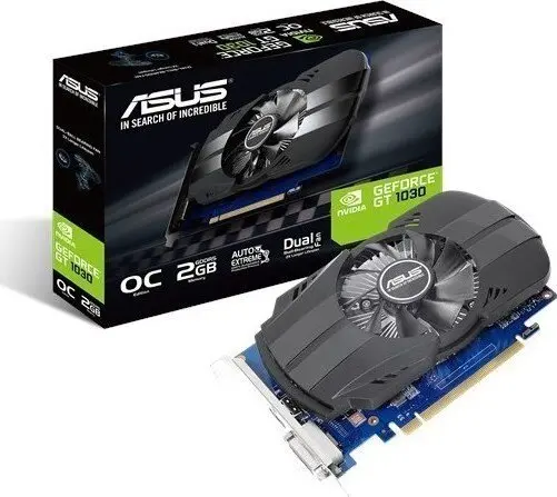 Κάρτα Γραφικών (VGA) Nvidia Asus GeForce GT 1030 Phoenix OC (2GB, DDR5, 64bit)