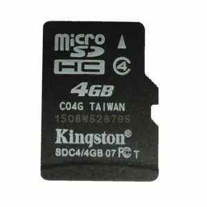 Κάρτα Μνήμης Kingston Micro SDHC 4GB με SD Adapter