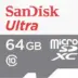 Κάρτα Μνήμης SDXC Class 10 Sandisk Ultra 64GB 80MB/s