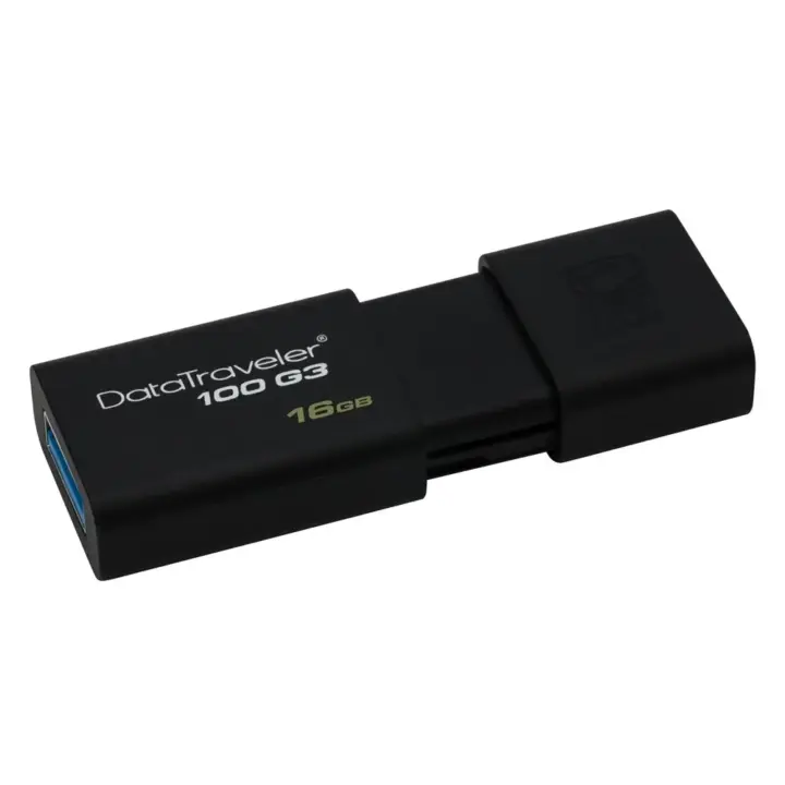 KINGSTON DataTraveler 100 USB 3.0 DT100 G3/16GB Drive Black.