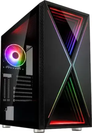 Kolink Void X ARGB Midi Tower Tempered Glass Black