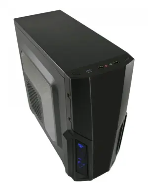 Lc Power Atx Case Gaming 982B Redeemer Black Alum Με Παράθυρο