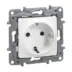 Legrand Niloe Πρίζα 2Π+Γ Ασφαλείας 16A 230V Λευκή