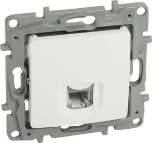 Legrand Niloe Πρίζα Τηλεφώνου RJ11 Λευκή