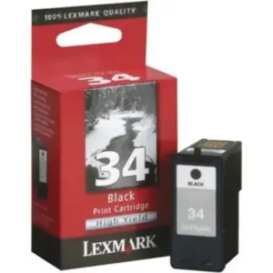 Lexmark No.34 Black Cartridge