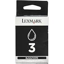 Lexmark No. 3 Black