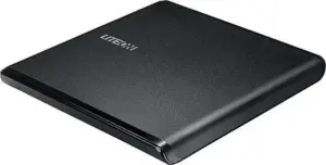 LiteOn Slim External USB DVDR/RW +-8R +8RW -6RW, Βlack