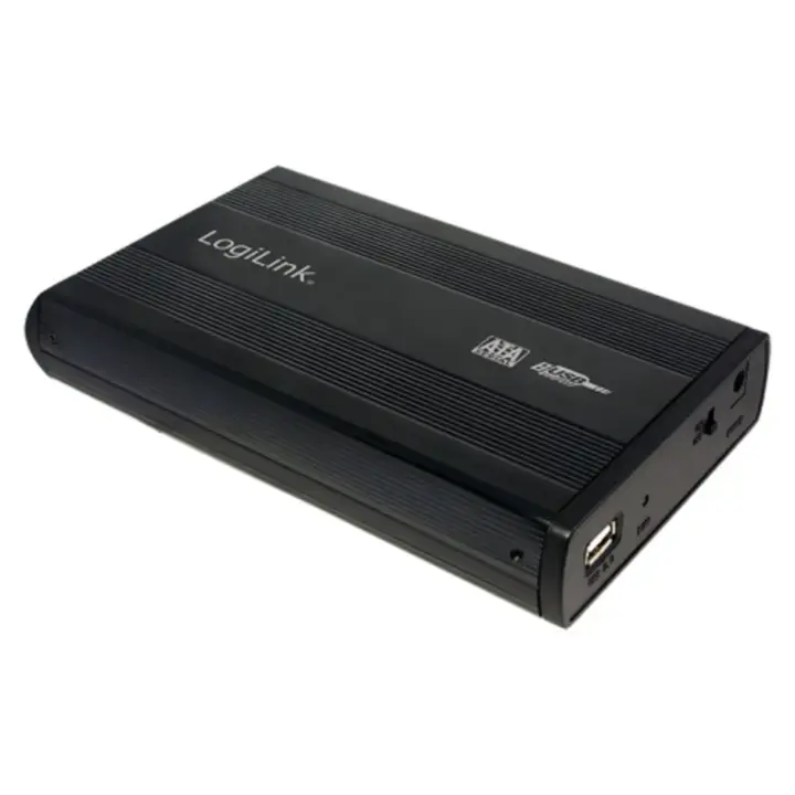 Logilink Usb 2.0 Θηκη Hdd Enclosure For 3.5'' (8.89cm) Sata Hdd Alum. - Black V8.0