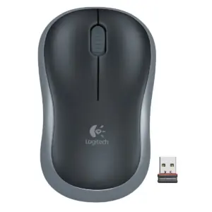 Logitech Ασύρματο Ποντίκι Μαύρο / Γκρι M185