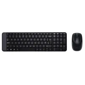 Logitech Πληκτρολόγιο Ποντίκι Ασύρματο Με Ελληνικούς Χαρακτήρες MK220