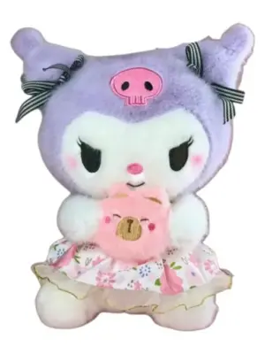 Λούτρινο Kuromi Sanrio 25cm Capybara