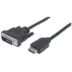 Manhattan HDMI-DVI Cable M/M Dual Link 1.8m