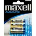 Maxell Αλκαλικές Μπαταρίες AAA Lr03 4Τμχ