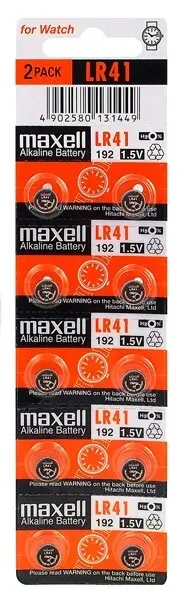 Maxell Αλκαλικές Μπαταρίες LR41 1.5V 10τμχ