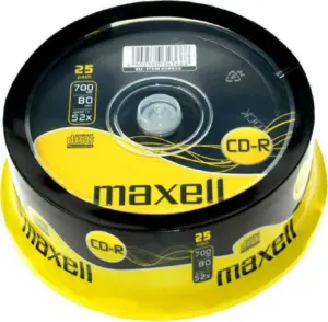 Maxell CD-R 700MB/80min 52x Speed Cake Box 25τμχ