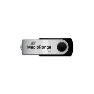 MediaRange USB 2.0 Flash Drive 8GB Black/Silver
