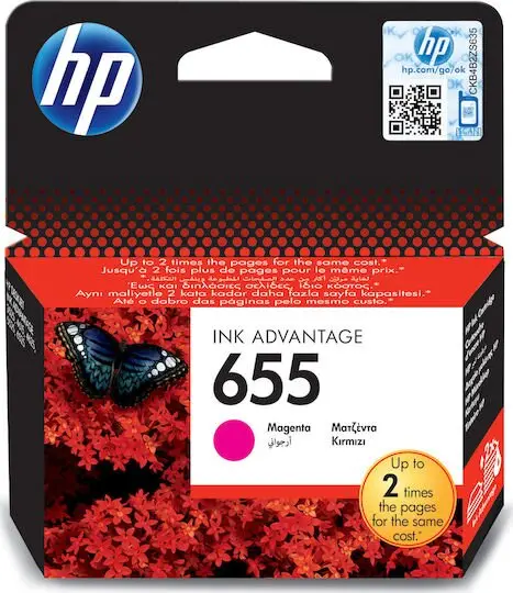 Μελανι Hp No. 655 Magenta Ink Crtr Orig. Cz111ae 600 pages