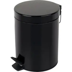 Meliconi 140047 Metropolis Black Καλαθάκι Μπάνιου