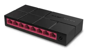 Mercusys Desktop Switch MS108G με 8 Θύρες Gigabit (1Gbps) Ethernet x 10/100/1000 Mbps Ver. 1.0