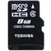 Micro Sd 8Gb C4 With Adaptor Card Toshiba