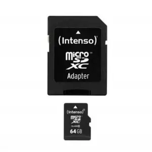 Micro SD Card Intenso 64GB Class 10 Incl. Adaptor