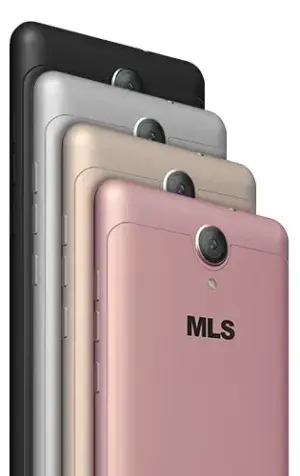 MLS Alu 5,5 Smartphone 3G Black Dual SIM