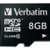 Μνήμη Micro-SD 8GB Verbatim Class 10 44012