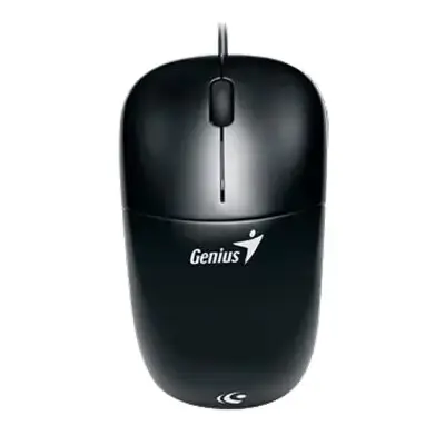 Mouse Genius 1200 Dpi Blueeye Track Usb Black For Desktop