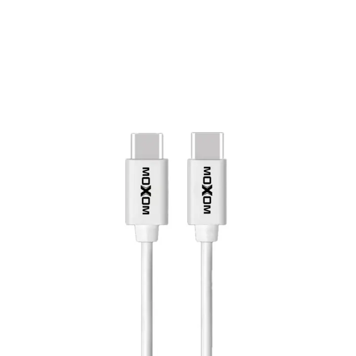Moxom καλώδιο Type-C σε Type-C Λευκό 0.2m MX-CB128