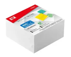 MP χαρτάκια σημειώσεων 85 x 85mm 400τμχ λευκά