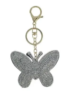 Μπρελόκ strass butterfly