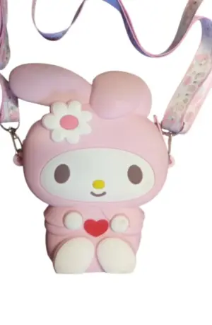 MyMelody Pop it Purse With Strap Pink